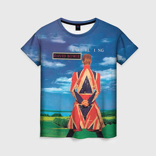 Женская футболка Earthling - David Bowie / 3D-принт – фото 1