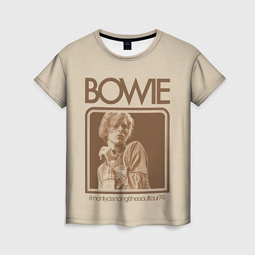 Женская футболка Im Only Dancing - David Bowie / 3D-принт – фото 1
