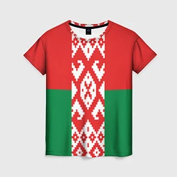 Футболка женская Белоруссия, цвет: 3D-принт
