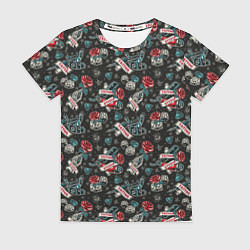 Футболка женская TATTOO, цвет: 3D-принт