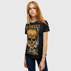 Футболка женская Ice Nine Kills, You Cant Kill The Boogeyman, цвет: 3D-принт — фото 2