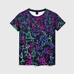 Женская футболка Neon Rave Party