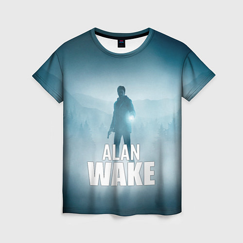 Женская футболка Alan Wake Video Game Art / 3D-принт – фото 1