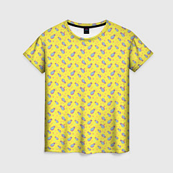 Футболка женская Pineapple Pattern, цвет: 3D-принт
