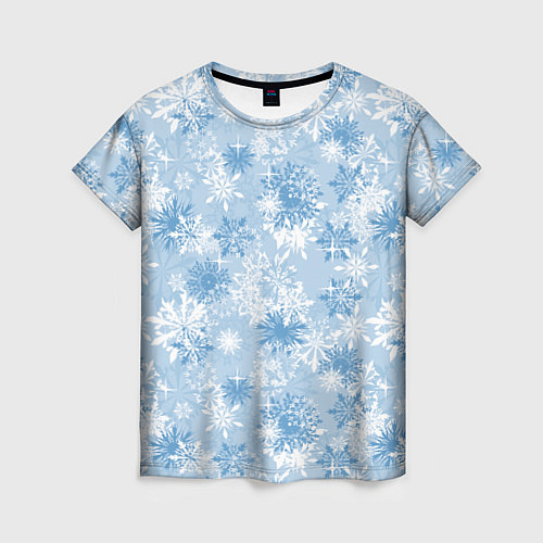 Женская футболка Морозец / 3D-принт – фото 1