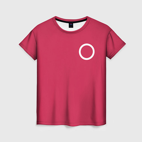 Женская футболка Круг / 3D-принт – фото 1