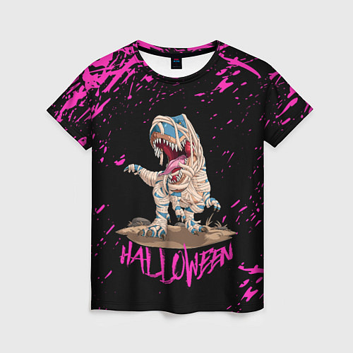 Женская футболка Дино мумия на хэллоуин / 3D-принт – фото 1