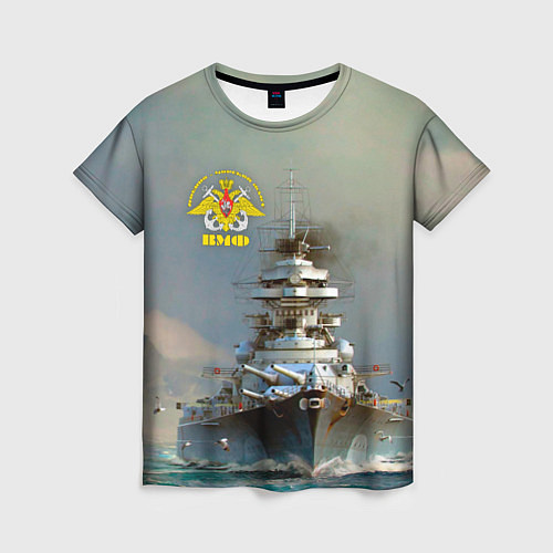 Женская футболка ВМФ Военно-Морской Флот / 3D-принт – фото 1