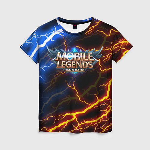 Женская футболка Mobile Legends разряды молний flash / 3D-принт – фото 1