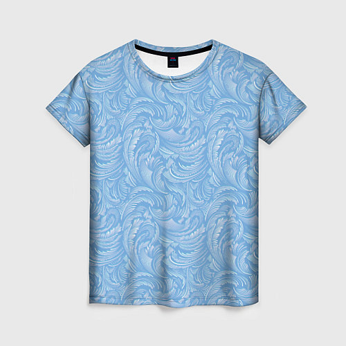 Женская футболка Морозный Иней / 3D-принт – фото 1