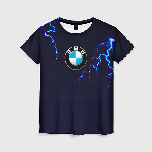 Женская футболка BMW разряд молнии / 3D-принт – фото 1