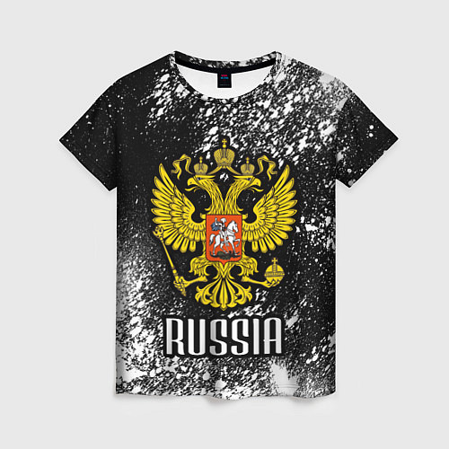 Женская футболка Russia / 3D-принт – фото 1