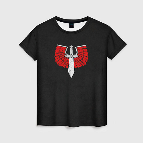 Женская футболка Темные ангелы до Ереси цвет легиона / 3D-принт – фото 1