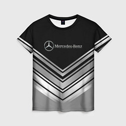 Футболка женская Mercedes-Benz Текстура, цвет: 3D-принт