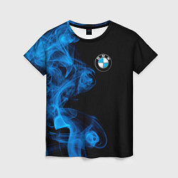Женская футболка BMW Дым
