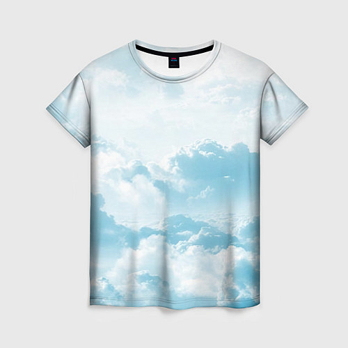 Женская футболка Плотные облака / 3D-принт – фото 1