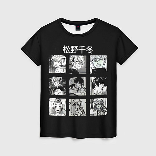 Женская футболка Чифуя Матсуно хронология Токийские мстители / 3D-принт – фото 1
