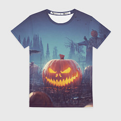 Женская футболка НОЧЬ ХЕЛОЛОУИНА