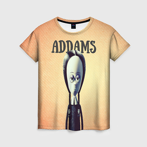 Женская футболка Уэнздэй Аддамс! / 3D-принт – фото 1