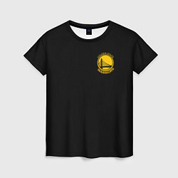 Футболка женская GOLDEN STATE WARRIORS BLACK STYLE, цвет: 3D-принт