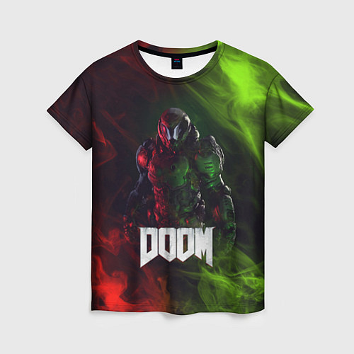 Женская футболка Doomguy Doom / 3D-принт – фото 1