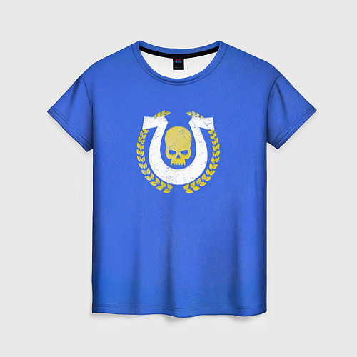 Женская футболка Ультрамарины парадный вариант / 3D-принт – фото 1
