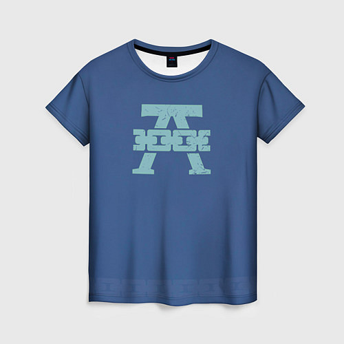 Женская футболка Альфа Легион цвет легиона до Ереси / 3D-принт – фото 1