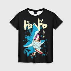 Женская футболка DOROHEDORO: Эбису в костюме акулы