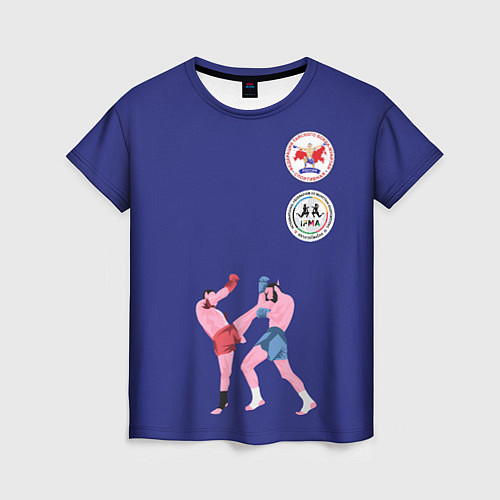 Женская футболка Muay Thai Russia / 3D-принт – фото 1
