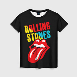 Женская футболка Роллинг Стоунз Rolling Stones