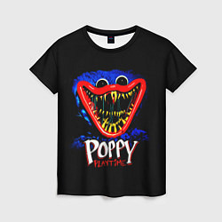 Футболка женская Poppy Playtime: Huggy, цвет: 3D-принт