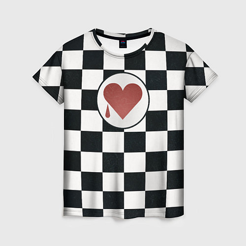 Женская футболка Плакальщики цвет ордена / 3D-принт – фото 1