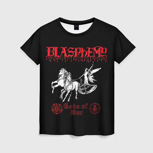 Женская футболка Blasphemy - Gods of War / 3D-принт – фото 1