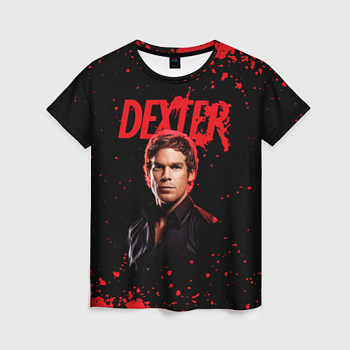 Женская футболка Dexter Декстер / 3D-принт – фото 1