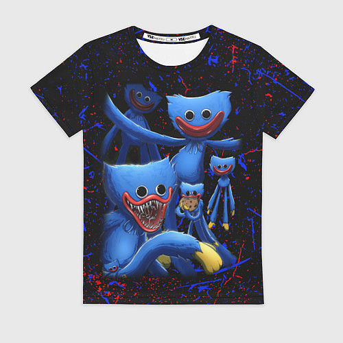 Женская футболка Huggy Wuggy: Players / 3D-принт – фото 1