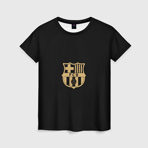 Женская футболка Golden Barca / 3D-принт – фото 1