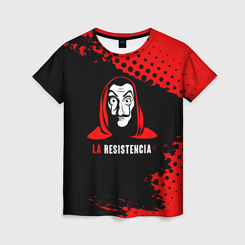 Женская футболка La Casa de Papel La Resistencia / 3D-принт – фото 1