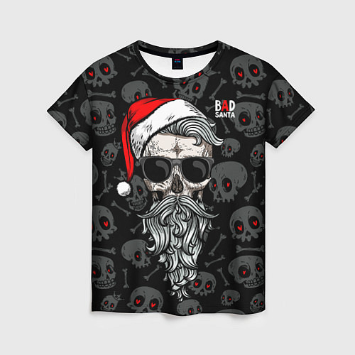 Женская футболка Santa from Hell / 3D-принт – фото 1
