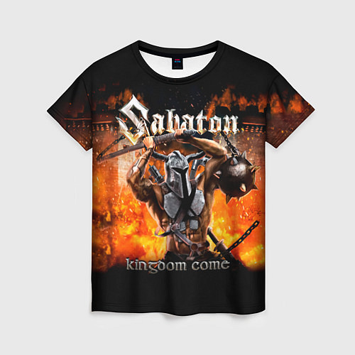 Женская футболка Kingdom Come - Sabaton / 3D-принт – фото 1