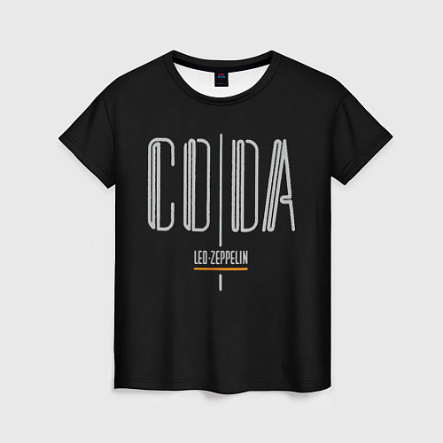 Женская футболка Coda - Led Zeppelin / 3D-принт – фото 1