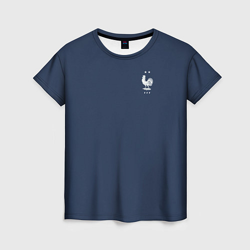 Женская футболка Сборная Франции Мбаппе 10 / 3D-принт – фото 1
