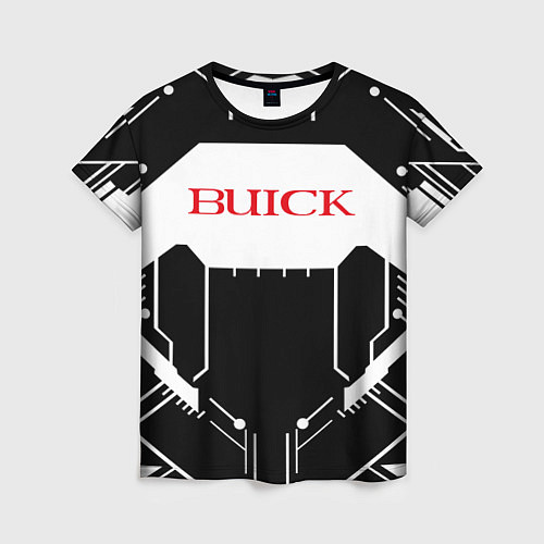 Женская футболка Buick Лого Эмблема спина / 3D-принт – фото 1