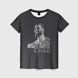 Женская футболка Giga Chad