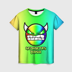Женская футболка Geometry Dash