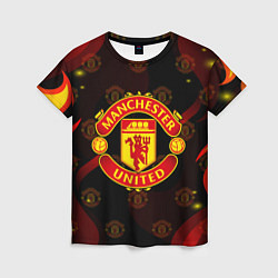 Женская футболка MANCHESTER UNITED FIRE STYLE SPORT ПЛАМЯ