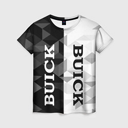 Футболка женская Buick Black And White, цвет: 3D-принт
