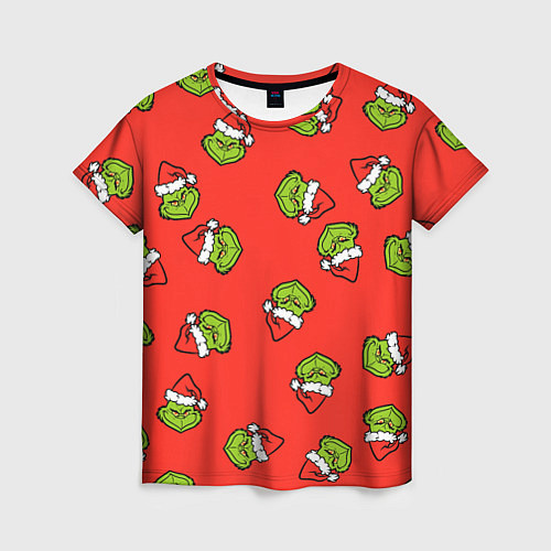 Женская футболка Гринч Похититель Рождества / 3D-принт – фото 1