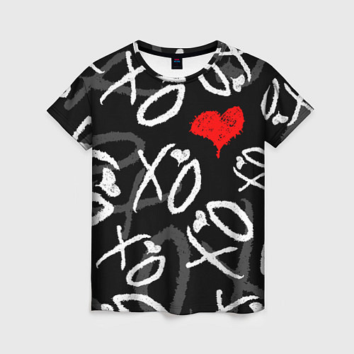 Женская футболка The Weeknd - XO / 3D-принт – фото 1