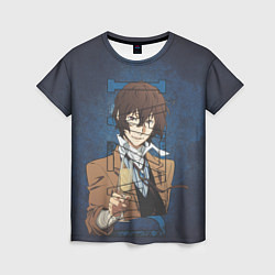 Женская футболка Дазай Осаму Dazai Osamu bungou stray dogs