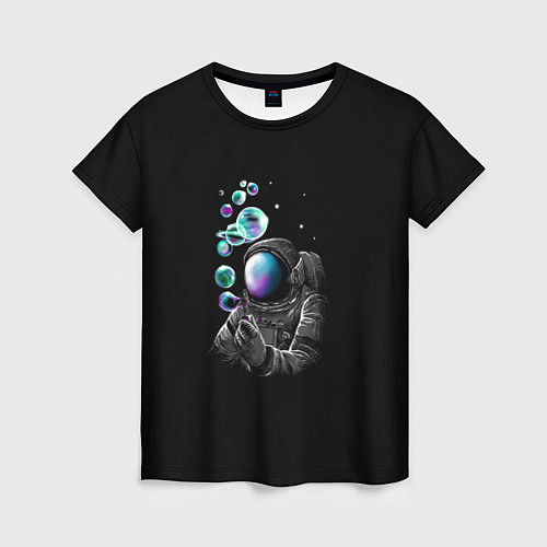 Женская футболка Так создаются планеты / 3D-принт – фото 1